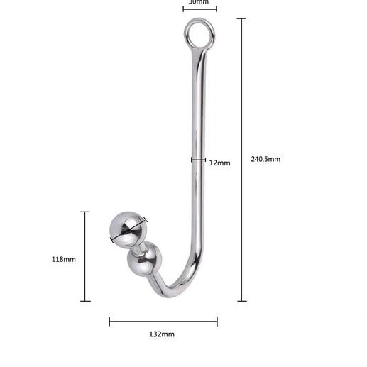 5334 Cuffs Beaded Elegant with Hook Anal Collar and 0306